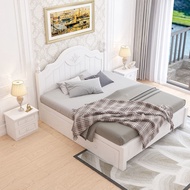 Wooden bed 1.8m Economical 1.5m Household double Adult master bedroom 1.2m Rental room Single 1m