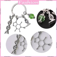 NAV Molecular Keychain Essentail Keyring Accessory for Biology Science Enthusiasts