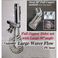 Luxury Design Bidet/Chrome Bidet Set/Black Bathroom Spray/Toilet Spray/Designer Bidet Set