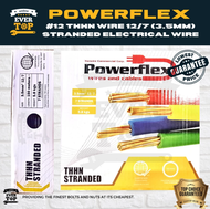 POWERFLEX THHN STRANDED CABLE WIRE #12 Stranded Electrical Wire 12/7 - 150 meters 3.5mm2 | EverTop O