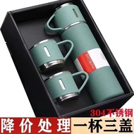 💥Hot sale💥【Limited Copy and Kill】304Stainless Steel New Office Water Cup Insulation Business Gift Box Set Insulation Wat