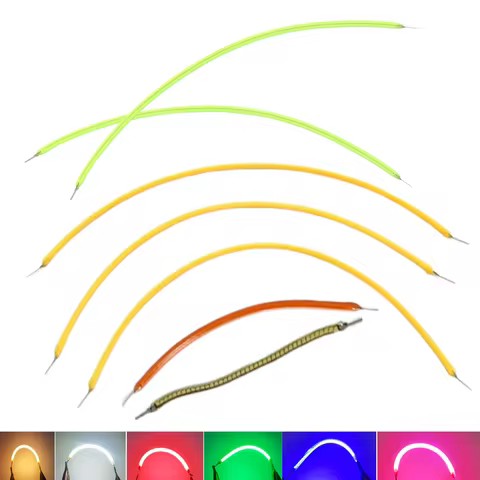 Led Soft Silament Edison Bulb Lamp Parts DC3V 38/60/80/95/125/133/255/300mm LED Diodes Filament DIY 