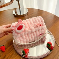 Túi Tự ĐanTúi Handmade Len Bông Bi Mềm Mịn Form Nhỏ Mix Charm Kuromi Dễ Thương Làm Quà Tặng Bạn Gái