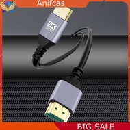 Anifcas 8K UHD Ver 2.1 HD TV Cable 48Gbps HD TV Cord HDMI-Compatible 2.1 for Computer TV
