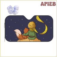 APIEB Pare-Brise En Polyester Avec Réflecteur De Chaleur,Le Petit Prince Et Le Renard,Couverture De 