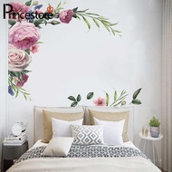 Wall Sticker DIY Home Office Living Room Bathroom Mirror Flower design