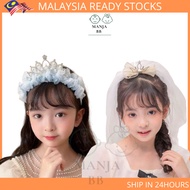 MANJA BB KIDS HEADBAND PRINCESS CROWN HAIRBAND MARRIAGE FLOWER GIRL PRINCESS CROWN BIRTHDAY CROWN