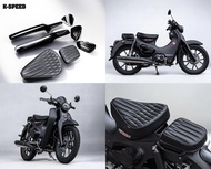set อะไหล่ สีดำ Honda Super Cub C125  แบรนด์ Diabolus [ส่งจาก K-SPEED] (CA99)