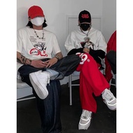 Ready Stock 939 Loose Straight Wide Leg Sports Pants - Casual Sweatpants for Dance