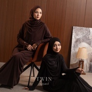 Zeyya - Abaya Rayon set Hijab | Batwing Abaya | Umrah and Hajj Abaya | Friendly Busui Abaya Set Hija