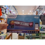 LED RUNNING TEXT LED MATRIX PANEL HISTAR MULTICOLOR DIY MODE