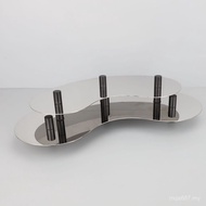 Office Desktop Soft Decorations Home Decoration Tray Entrance Living Room Stainless Steel Creative M