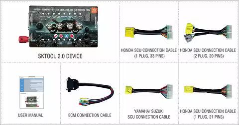 2025 New autoshop SKTOOL 2.0 Device simulates the smart key system and immobilizer system supports r