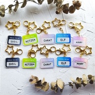 GANTUNGAN Keychain KPOP Fandom Nametag BTS Seventeen EXO Super Junior NCT