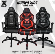 GAMING CHAIR (เก้าอี้เกมมิ่ง) NUBWO X SERIES NBCH X105 PLUS (BLACK) (สินค้าต้องประกอบก่อนใช้งาน)รับประกัน 2ปี