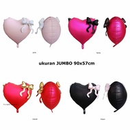 22 inch Heart Ribbon Foil Balloon