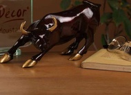 CHARGING BULL 7 INCHES SHOWPIECE ( Heavy  Dimensions : Length: 7 inches (17.5 cm)  Width: 3 inches (