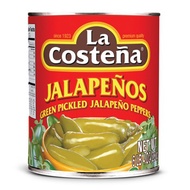Ớt nguyên trái ngâm hiệu La Costena Jalapeno Green Pickled Pepper - Nhập khẩu Mexico 2.8kg