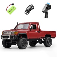 JSLF โมเดลรถ Rc Mn82จำลองแบบเต็มรูปแบบย้อนยุค Lc79 Rtr 2.4G 4wd 280มอเตอร์ประกอบจากสโมเดลรถบรรทุก Rc