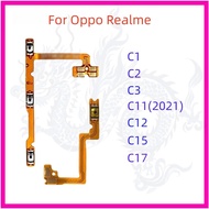 For Oppo Realme C11 C12 C15 C17 C1 C2 C3 Power Volume Button Flex Cable Side Volume Power Keys