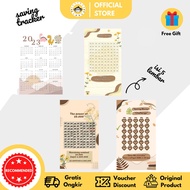 Target Saving Tracker Paper size A5 & A6