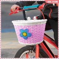 [Wishshopefhx] Bike Basket Girls Front Frame Bike Basket Handlebar Basket for Kids