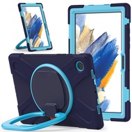 เคสป้องกัน Samsung S11 TabS10Ultra S9FE A7Lite S8 แบบครอบเต็มจอพร้อมช่องใส่ปากกา พร้อมขาตั้งแบบหมุนไ