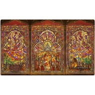 Card mat - Flesh and Blood TCG playmat - Dusk till Dawn Stain Glass