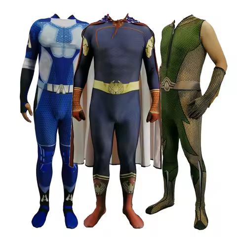2020 Homelander The Deep Boys Cosplay Costume Halloween Costumes The Seven Homelander A-Train Super 