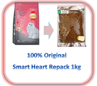 (Repack 1kg) SmartHeart Cat Dry Food /Smart Heart Makanan Kucing Murah Economy Repack 猫粮