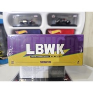 UNGU Time Micro 1:64 Nissan Silvia S15 LBWK (Liberty Walk) Purple Purple