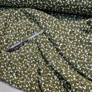 bahan kain rayon fujet import motif bunga kecil