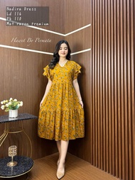 COD | NADIRA DRESS | DASTER WANITA RAYON MOTIF