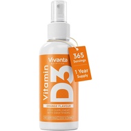 Vitamin D Spray - High Strength 3000 IU (75µg) - 365 Sprays (1 Year Supply) - Vitamin D3 Oral Spray 