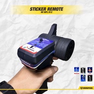 WPL D12 RC remote Sticker