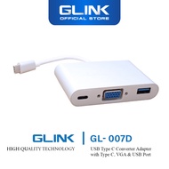 Glink GL-007D USB Type C Converter Adapter with Type C, VGA & USB Port