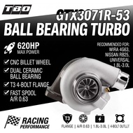 TBO GTX3071R Ceramic Ball Bearing Turbo | T3 4-Bolt A/R 0.63 | 620HP Free Float for Wira 4G63 RB25