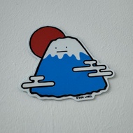 B Side Label - Sticker (Regular) - Mt Fuji