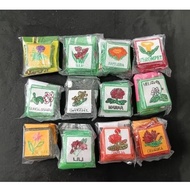 1 SET OF 10+1 REGU FLOWER EMBROIDERY BET - SCOUT TEAM BET