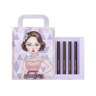 BEAUTY PEOPLE Makeup Black Eyeliner Waterproof Pencil (4 in 1set) Makeup Squared Tip Long Lasting (B