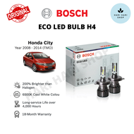 Original Bosch Eco H4 LED Headlight Bulb Cool White (2pcs) 12V 24W for Honda city (Year 2008-2014) (