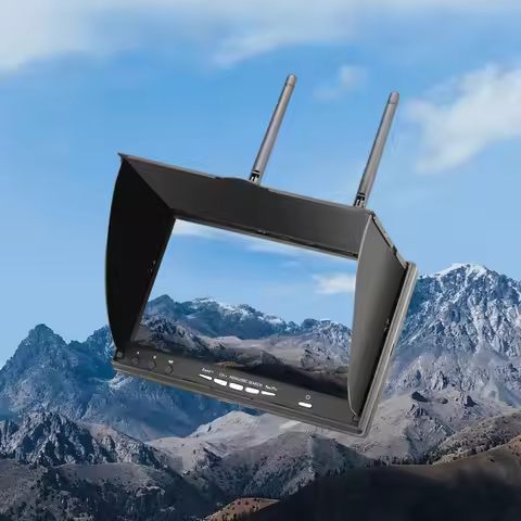 FPVKING LCD5802D 5802 5.8G 40CH 7 Inch FPV Monitor with DVR Build-in Battery For FPV Multicopter RC 