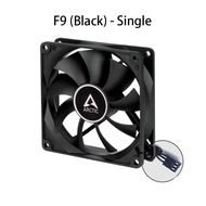 ARCTIC F9 - PC Fan 92mm Standard Case Fan Quiet Motor Computer Push- or Pull Configuration Fan Speed
