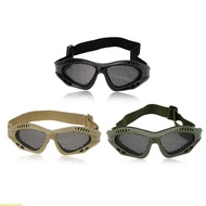 weroyal Tactical Motorcycle Airsoft Eye for Protection Goggles Anti Fog Mesh Metal Glass