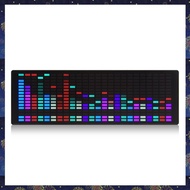 Q9(GCFK) LED Music Spectrum Rhythm Lights Voice Sensor 1624 RGB Atmosphere Level Indicator with Cloc