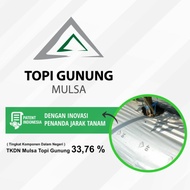 Plastik Mulsa hitam perak Lebar 120cm / KTG - Topi Gunung