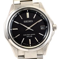 送料無料 SEIKO セイコー ブライツ / 電波ソーラー 男性用腕時計 40mm 黒文字盤 7B24-0BN0