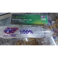 YAGUSO Short Hub Spokes Large C-Wire Size 9 For Hubs Wheel Rim 17* All Sizes Good Quality Grade A Wi