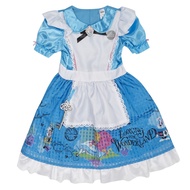 DISNEY ALICE IN WONDERLAND DRESS COSTUME + HAIR ACCESSORIES SET SRP US$24.99