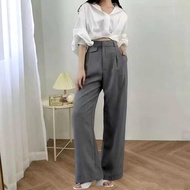 ORO PANTS HIGH WAIST LOOSE PANTS FOR WOMEN